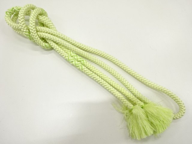 JAPANESE KIMONO / HAND-TIED OBIJIME CORD